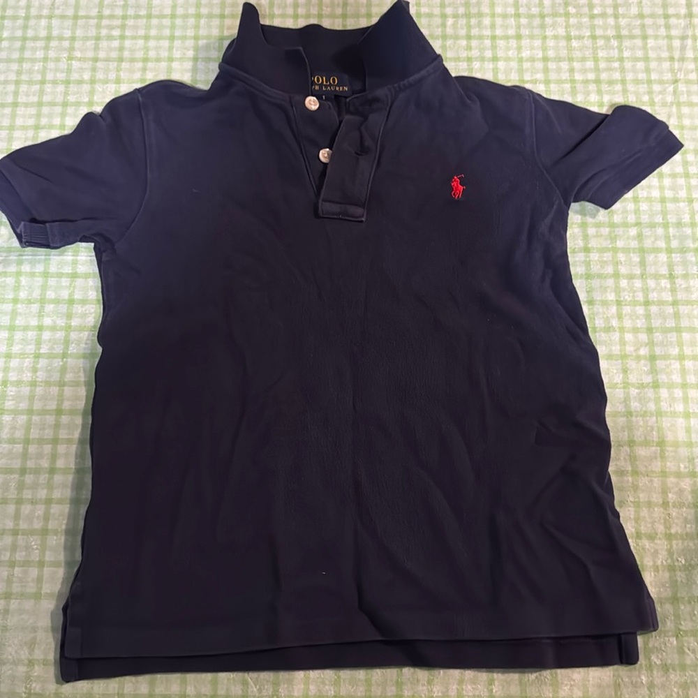Polo size 5 shirt navy blue